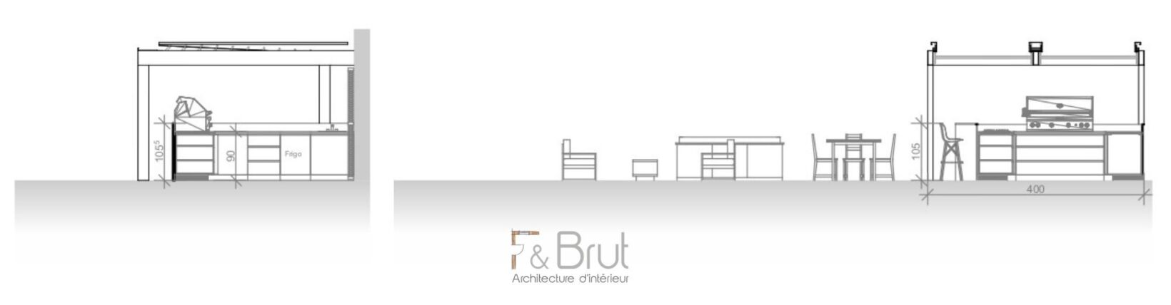 Conception d’une terrasse sur mesure par F&Brut Architecture